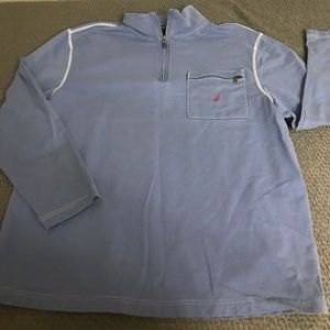 Nautical 1/4 zip pullover.